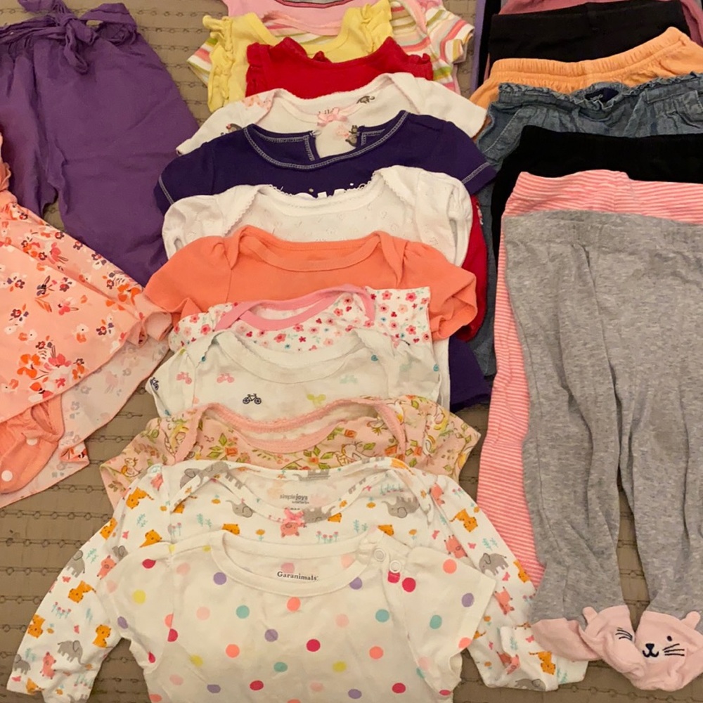 Bundle! Over 50 Pieces Baby Girl 6 months